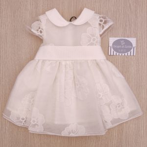 Abito J.O. Milano – Bianco Organza Fiorato