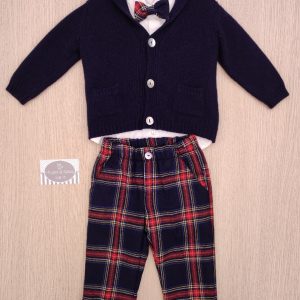 Completo J.O. Milano – Blu/Tartan