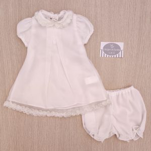 Abito Malvi & Co – Roselline Panna in Organza