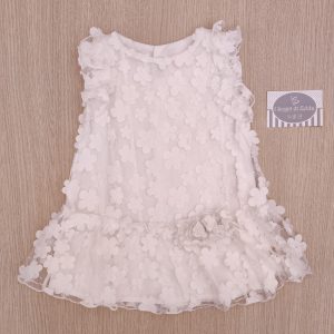 Abito Mebi – Tulle Fiori Bianchi