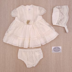 Abito Miranda – Pizzo Avorio e Plumetì