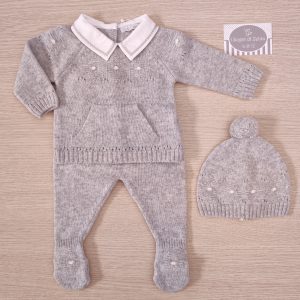 Completino nascita Grigio/Bianco Rombi – Dr. Kid