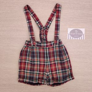 Pantaloncini con bretelle Wedoble – Tartan