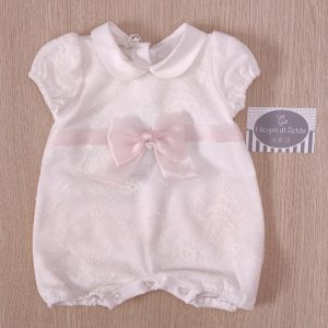 Pagliaccetto Ninnaoh – Bianco Fiocco Rosa