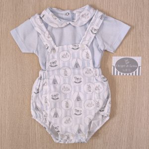 Completo Deolinda – Salopette Giocattoli Cielo