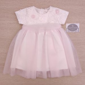 Abito Ninnaoh – Fiori Bianco/Rosa