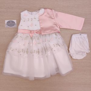 Abito Ninnaoh – Melodia Rosa/Oro con Coprispalle