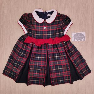 Abito Patachou – Tartan Piegoni Blu