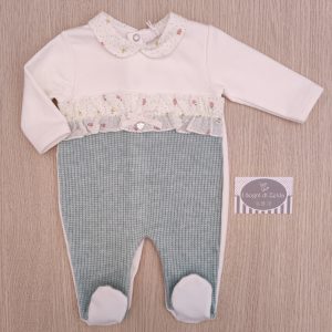 Tutina nascita Ninnaoh – Panna Fiori Verde