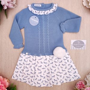 Abito Juliana – Azul Nube – Bassotti