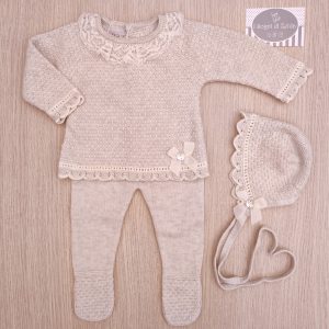 Completino nascita Paz Rodriguez – Natural/Beige