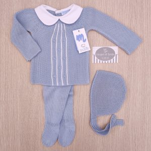 Completino nascita Mac Ilusion – Brisa righe Bianche