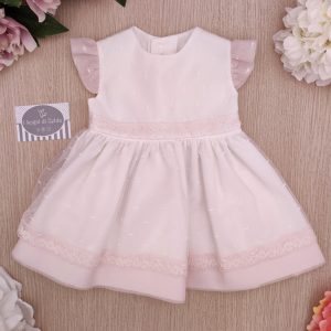 Abito Charo – Bianco/Rosa