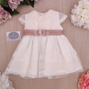 Abito Charo – Panna Rosa Antico Pizzo