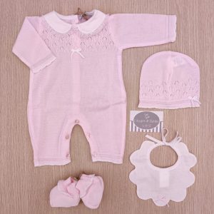 Tutina nascita Rosa/Bianco – Bebèmargò