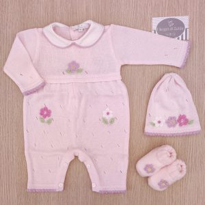 Tutina nascita Primodì Bebè – Rosa Chiaro/Lilla/Multicolor