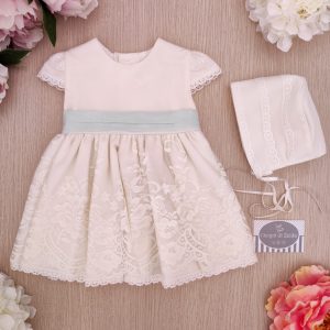 Abito Charo – Panna Verde Acqua con Cuffietta