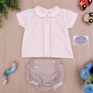 Completo Deolinda – Bianco/Beige