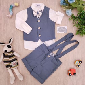 Completo Ambarabà – Avion/Righe Beige