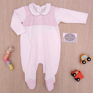 Tutina Rapife – Bianco/Rosa Quadri