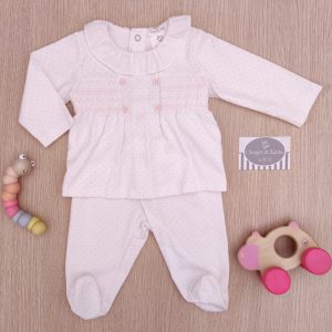 Completino Deolinda – Bianco Pois Rosa