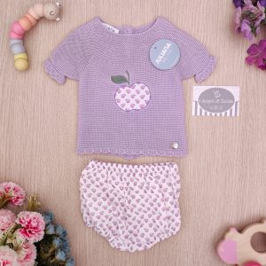 Completo corto Juliana – Frutta Lila