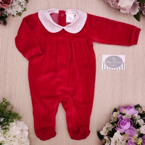 Tutina Deolinda – Rosso Colletto Sangallo