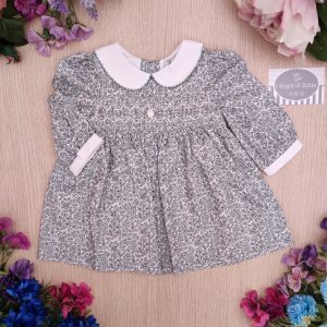 Abito Patachou – Fiorellini Verdi Punto Smock