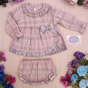 Completo Corto Calamaro – Rosa/Grigio