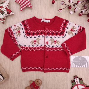 Cardigan Patachou – Rosso Cavallucci Bimbo