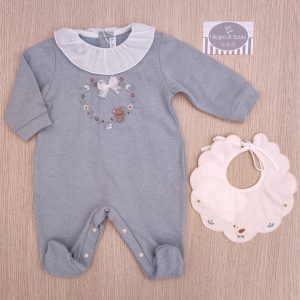 Tutina Barcellino – Verde Polvere Fiorellini (bav)