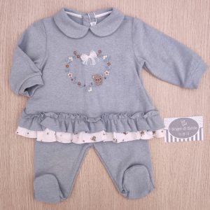 Completino Barcellino – Verde Polvere Fiorellini