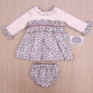 Abito con culotte Cua-Cuak – Panna/Beige/Cielo Fiorellini