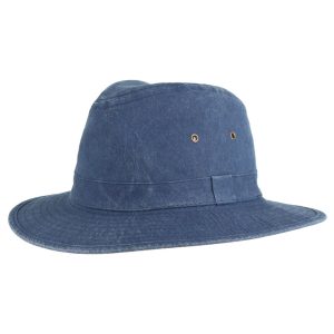 Cappello Australiano tesa larga Pescatore 100% Cotone Effetto Vintage JEANS