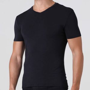 LVB  micromodal t-shirt scollo “V” alto