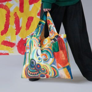 Borsa LOQI ROBERT DELAUNAY DONNA PORTOGHESE shopping spesa viaggio spiaggia 50 cm