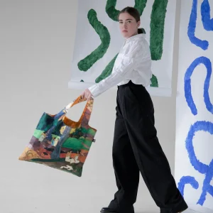 Borsa LOQI PAUL GAUGUIN MATA MUA shopping spesa viaggio spiaggia 50 cm