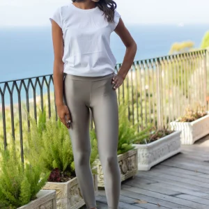 Leggins tinta unita Planet tortora