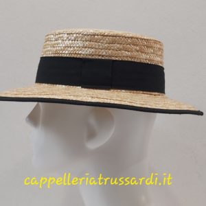 CAPPELLO PAGLIETTA MAGIOSTRINA CANOTIER MADE IN ITALY