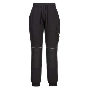 Pantalone slim fit con elastico alla caviglia