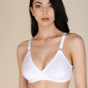 Reggiseno senza ferretto in 100% cotone non imbottito