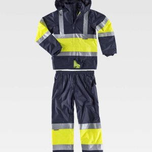 Completo Bicolore Giacca e pantalone Alta Visibilità