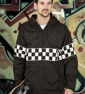 Felpa Zip e Cappuccio