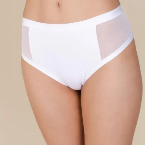 Brasiliana con tulle in cotone