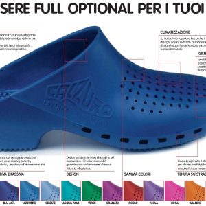 Zoccoli sanitari calzuro classic con fori