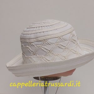 CAPPELLO DA SOLE BAMBINA ESTIVO BIANCO