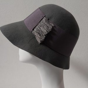 CAPPELLO CLOCHE FELTRO LANA MADE IN ITALY
