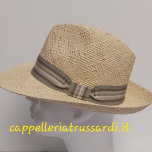 CAPPELLO PAGLIA NATURALE TESA LARGA MADE IN ITALY