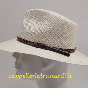 CAPPELLO UOMO PAGLIA TESA LARGA MADE IN ITALY