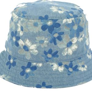 CAPPELLO CLOCHE PESCATORE ESTIVO COTONE FANTASIA JEANS misura 56
